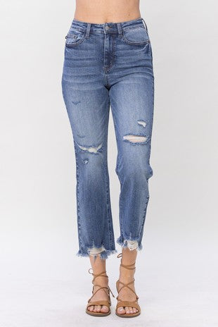 Curvy Judy Blue- cropped