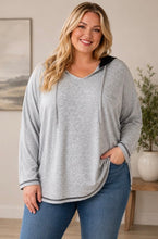 Load image into Gallery viewer, Curvy Chris Hoodie Top
