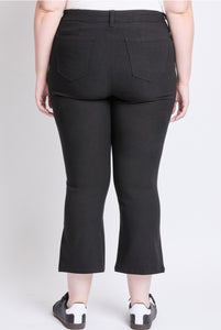 Carla Curvy Cropped Flare Stretch Denim