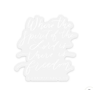 Hosanna Revival- Sticker- 2 Cor 3:17