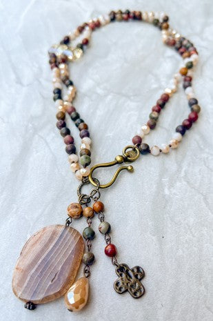 Giselle Necklace Jasper