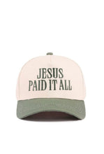 Load image into Gallery viewer, Jesus Paid it All Ball Cap
