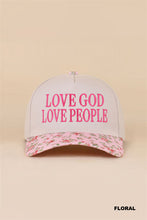 Load image into Gallery viewer, Love God Love People ball cap
