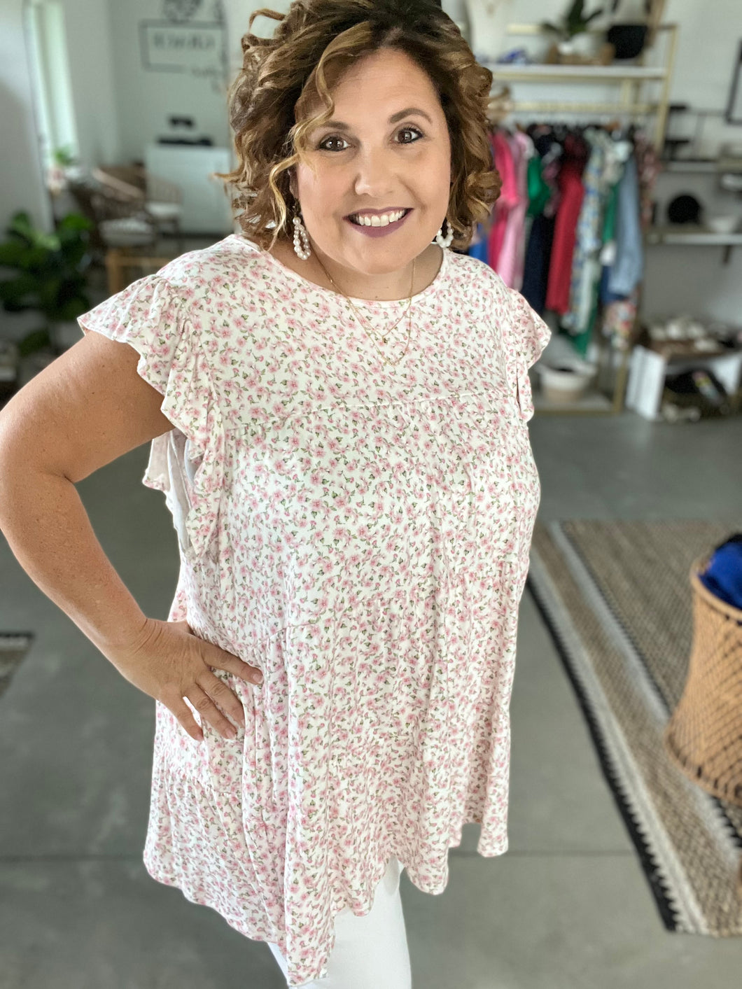 Garden Delight Curvy Top