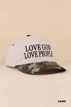 Load image into Gallery viewer, Love God Love People ball cap
