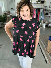 Load image into Gallery viewer, Star Spangled Curvy Top
