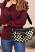 Checkered Belt Bag