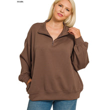 Load image into Gallery viewer, Curvy Scuba Pullover
