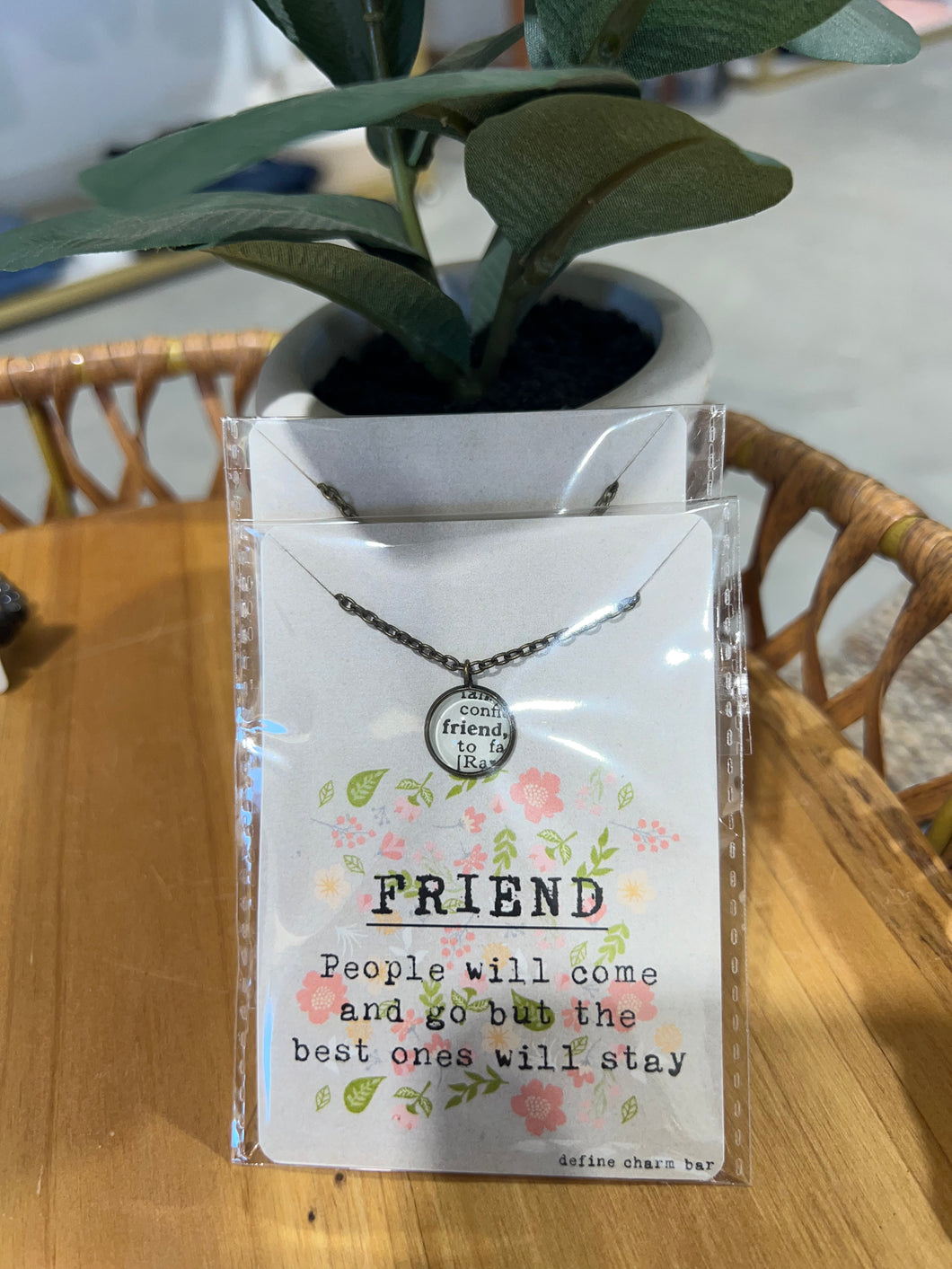 Friend Charm Necklace