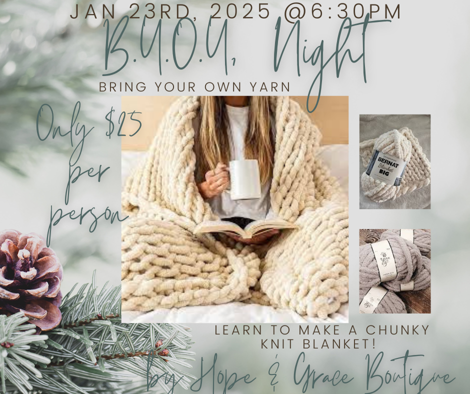 BYOY Chunky Blanket Class